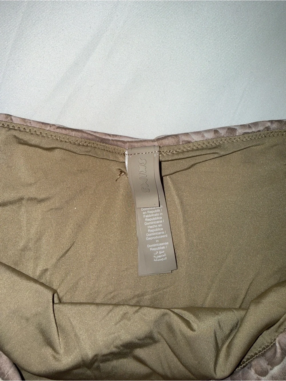 SKIMS High-Cut Bikini Bottom TAUPE **medium